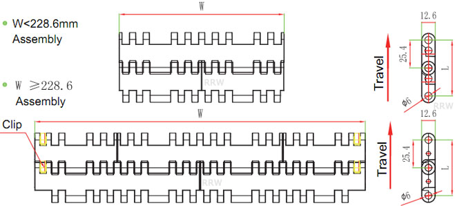 R-100 Modular Belts FT 7705